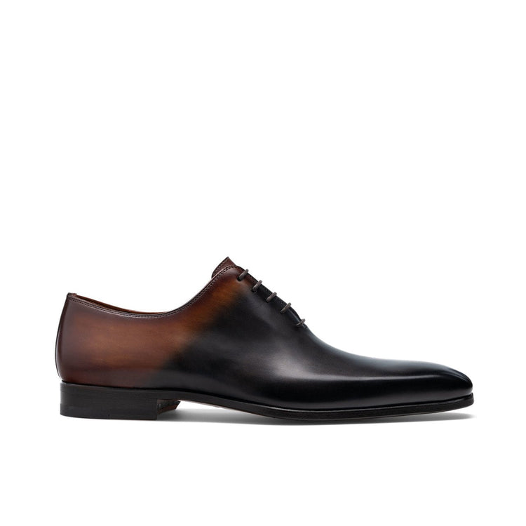 Flat Feet Shoes - Black & Brown Leather Tasmania Oxfords with Arch Support