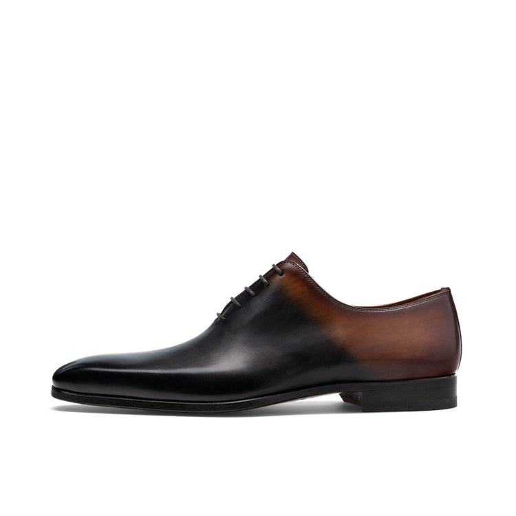 Flat Feet Shoes - Black & Brown Leather Tasmania Oxfords with Arch Support