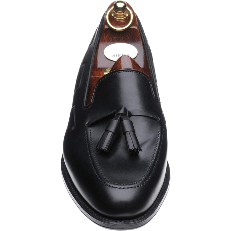 Black Leather Charlton Loafers