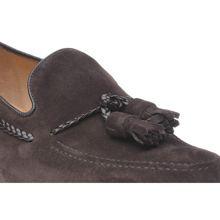 Brown Suede Leather Feltham Loafers