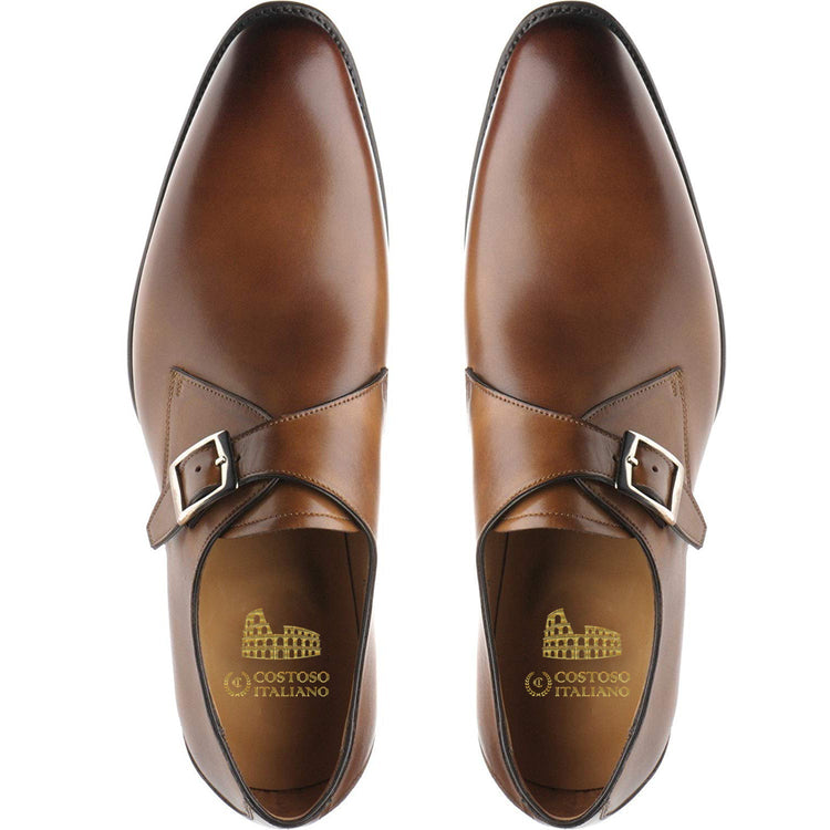 Brown Leather Rudmore Monk Straps