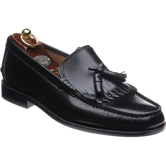 Black Leather Barbican Loafers