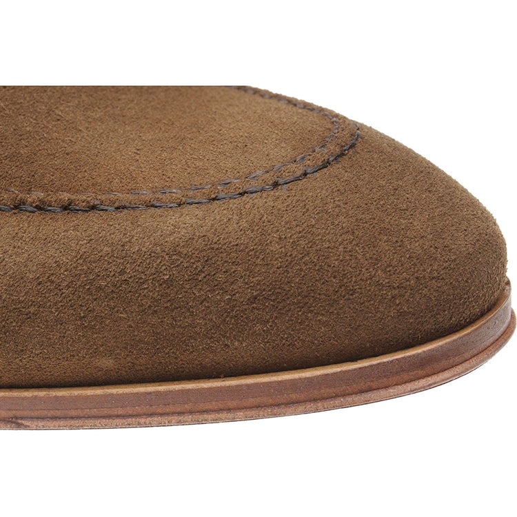 Brown Suede Leather Malden Loafers