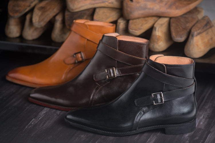 Tan Leather Albon Slip On Jodhpur Boots