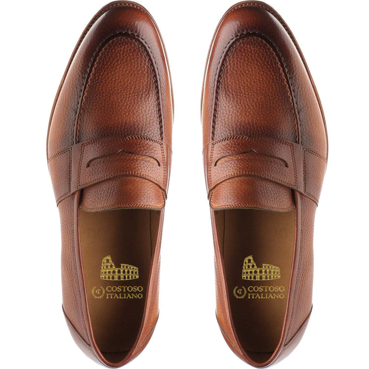 Brown Leather Merton Loafers