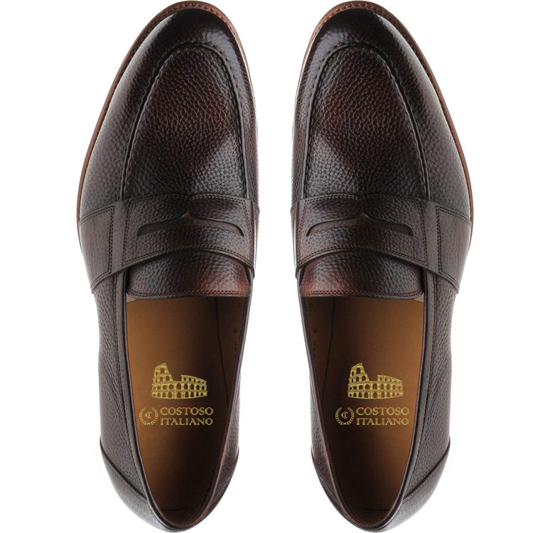 Brown Leather Loxford Loafers