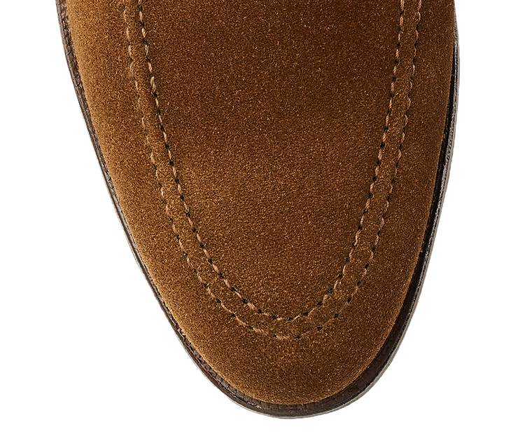 Flat Feet Shoes - Tan Suede Helmstedt Loafers with Arch Support