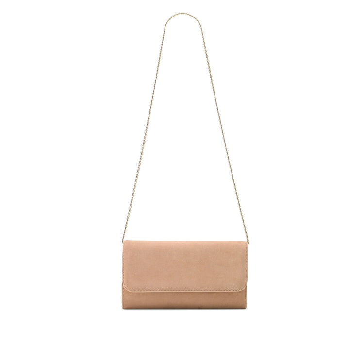 Faux Suede Leather Lemnist Evening Clutch