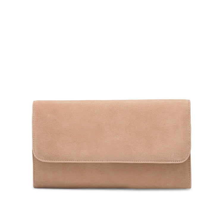 Faux Suede Leather Lemnist Evening Clutch