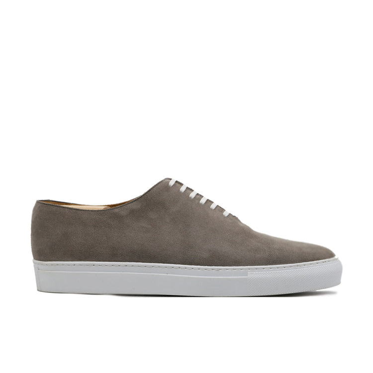 Grey Suede Ferrol Whole Cut Sneakers