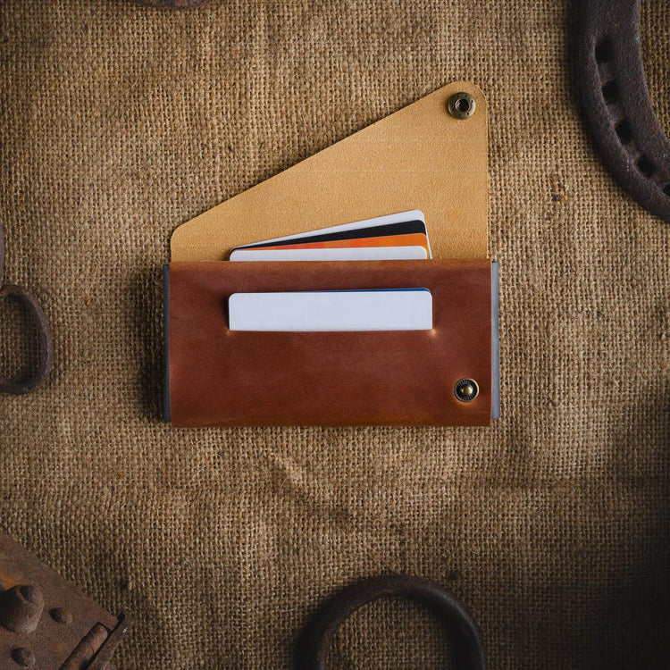 Phone Case - Long Leather Wallet - Minimalist Clutch
