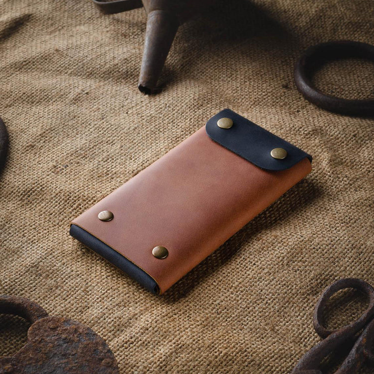 Phone Case - Long Leather Wallet - Minimalist Clutch