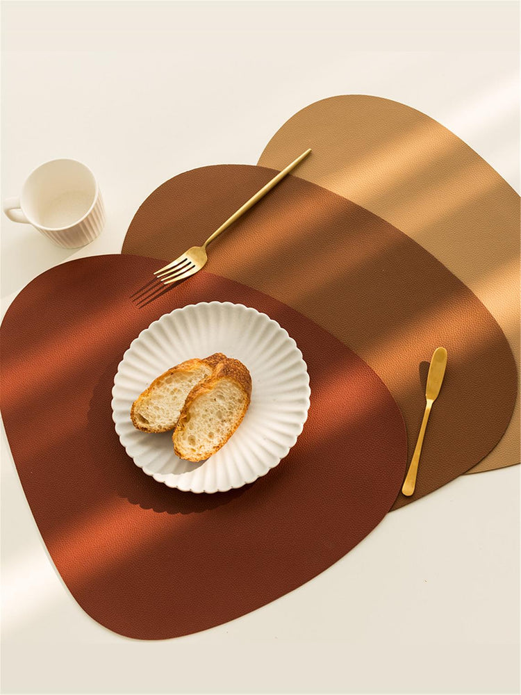 Leather Oval Placemats - Tablemats