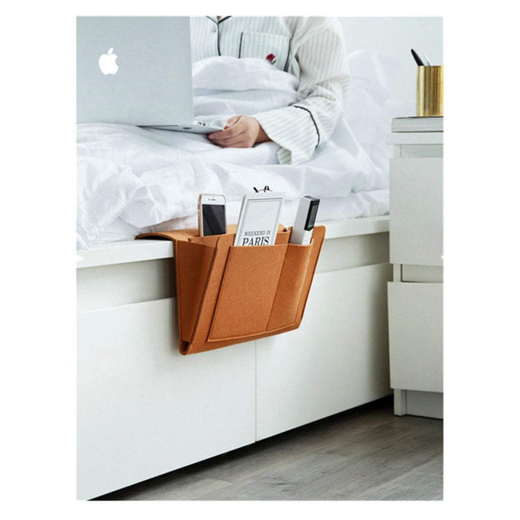 PERSONALIZABLE - Leather Bedside Organizer