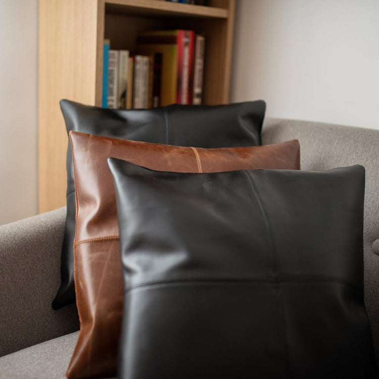 PERSONALIZABLE - Leather Cushion Covers