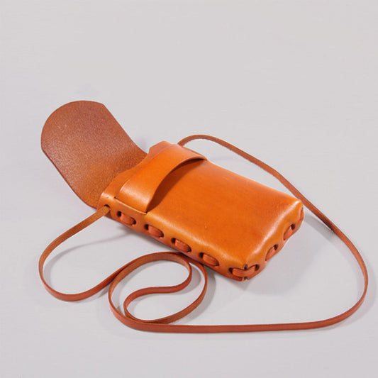 Leather Mini Crossbody Cell Phone Purse