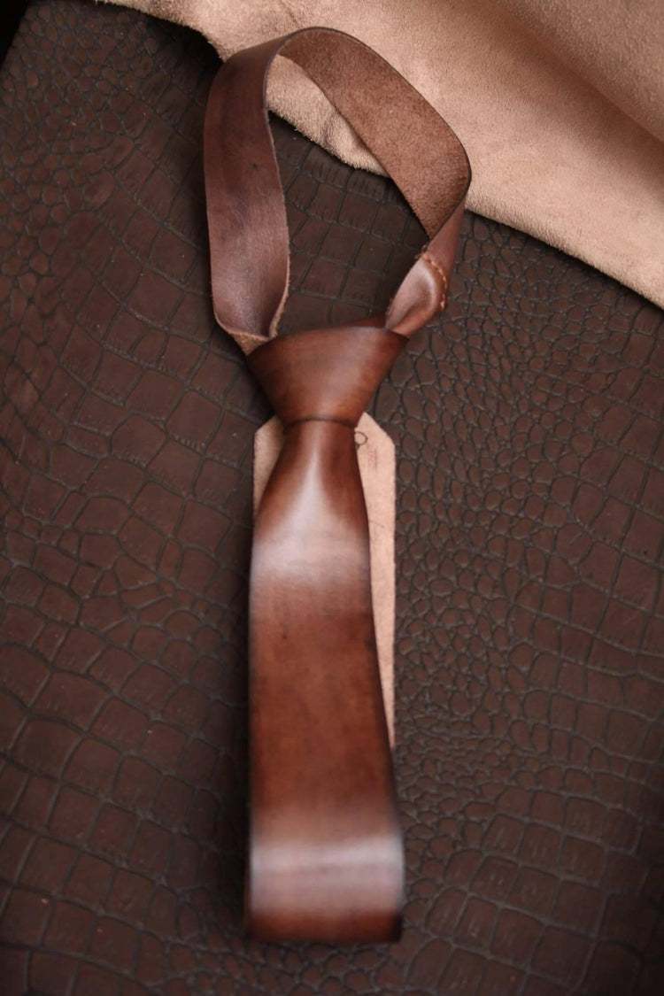 Leather Tie & Bow Combo