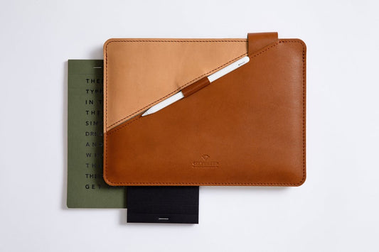 Leather Sleeve with Apple Pencil Holder Loop for MacBook Air 13