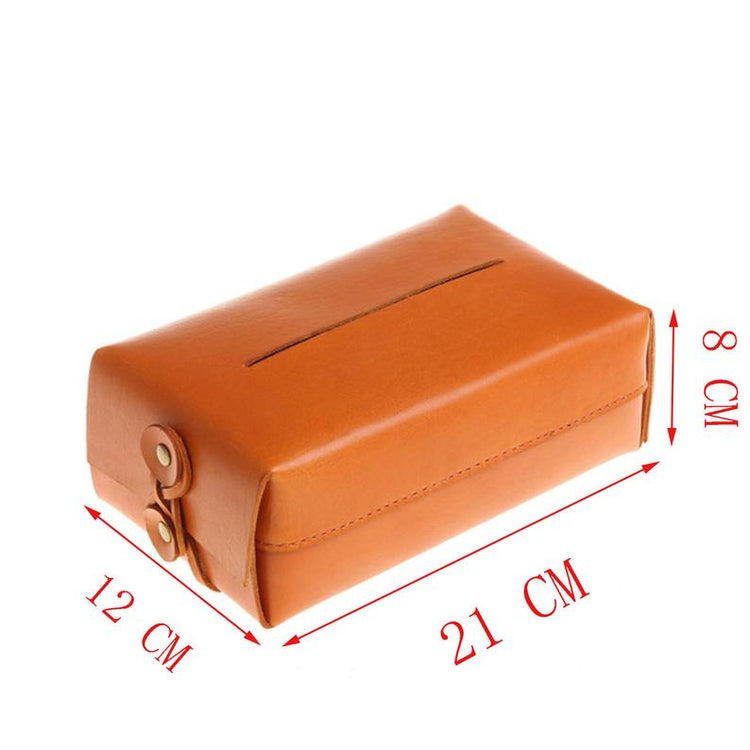 Leather Tissue Paper Box - Modern