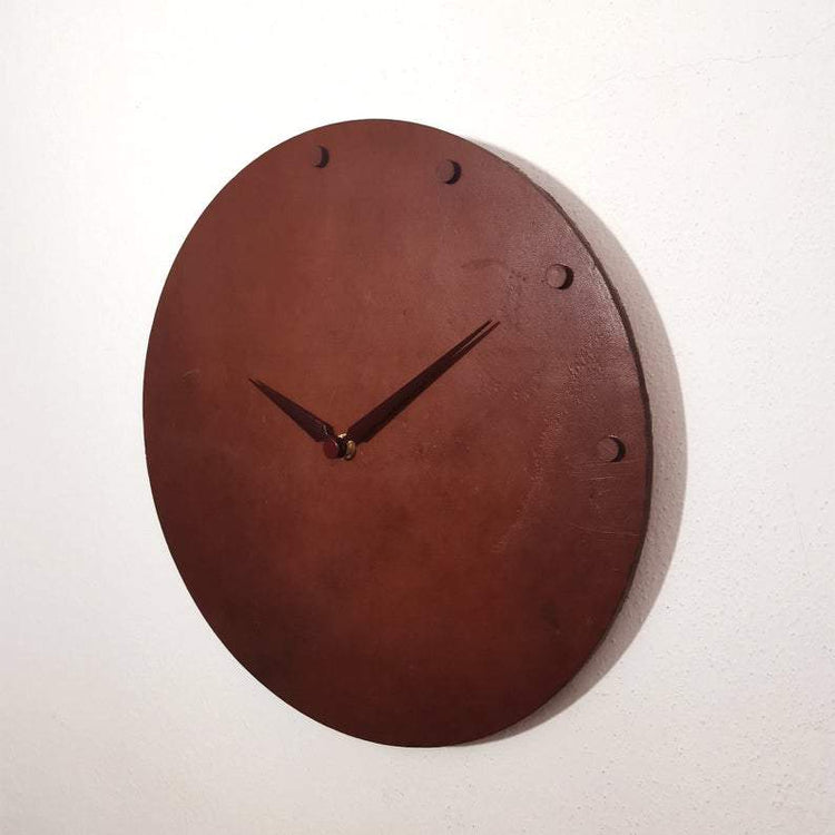 PERSONALIZABLE - Leather Clock