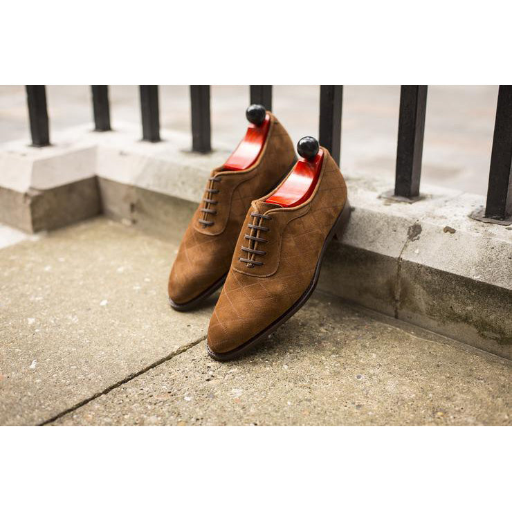 Height Increasing Tan Suede Copnor Oxfords