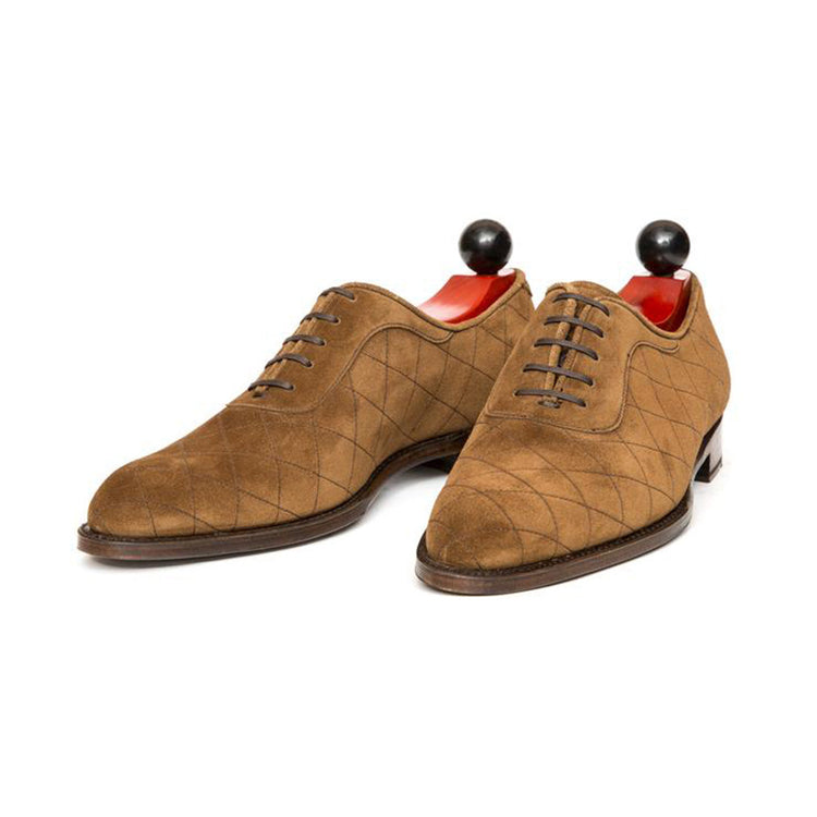 Height Increasing Tan Suede Copnor Oxfords