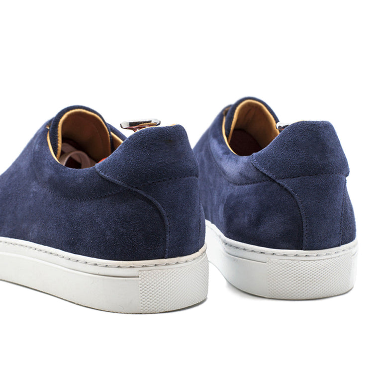 Navy Blue Suede Cieza Whole Cut Sneakers